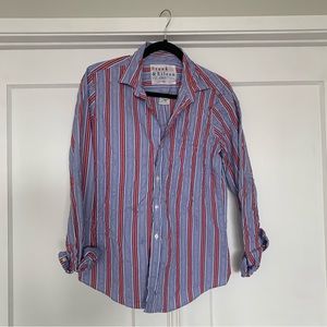 Frank & Eileen Striped Button Up